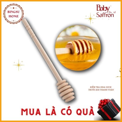 Que khuấy gỗ lấy mật ong