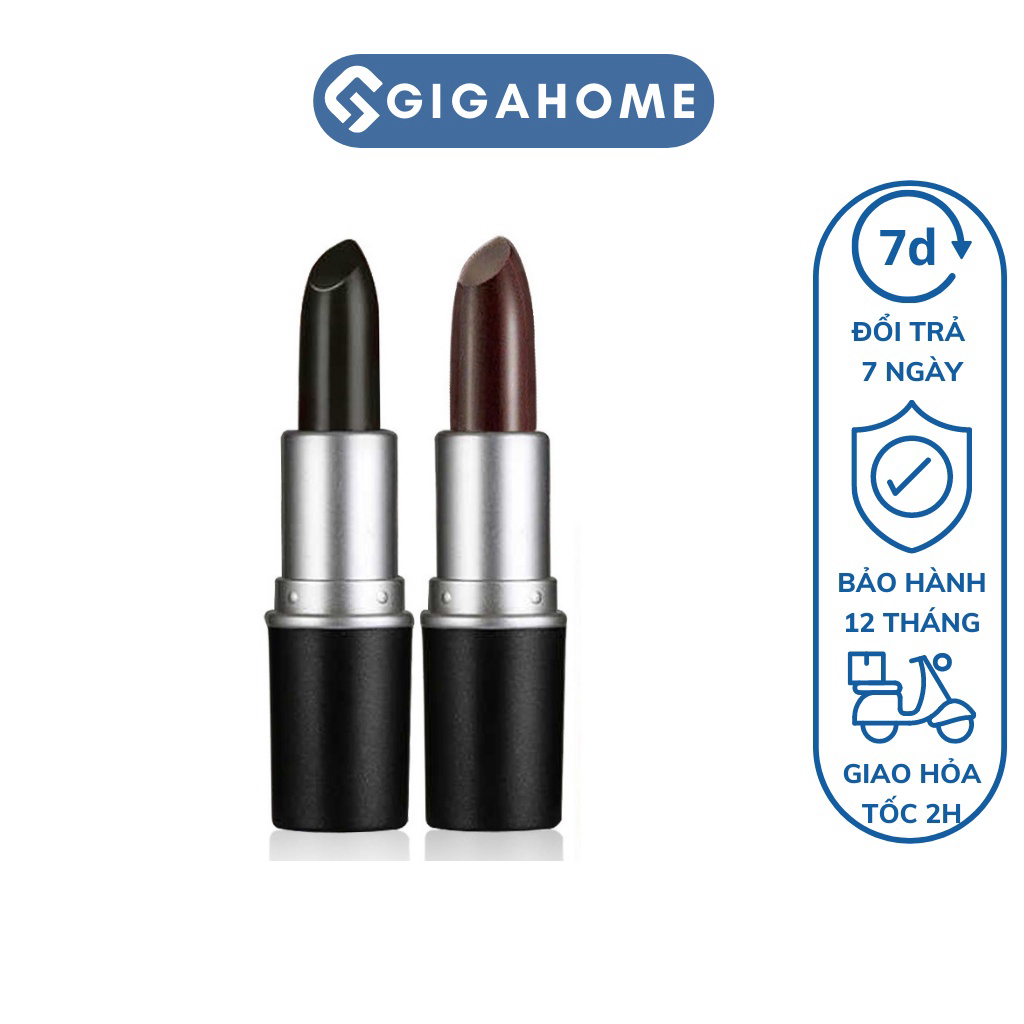 Thỏi son nhuộm tóc bạc gigahome 2 màu đen và nâu 8496