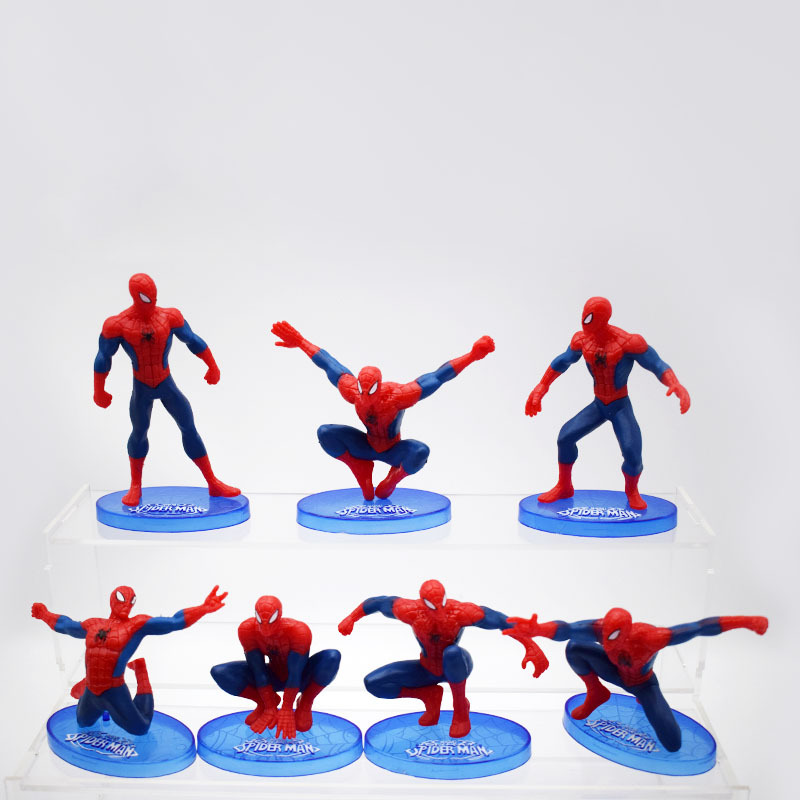Bộ 7 nhân vật người nhện Spiderman siêu độc hàng chuẩn đẹp