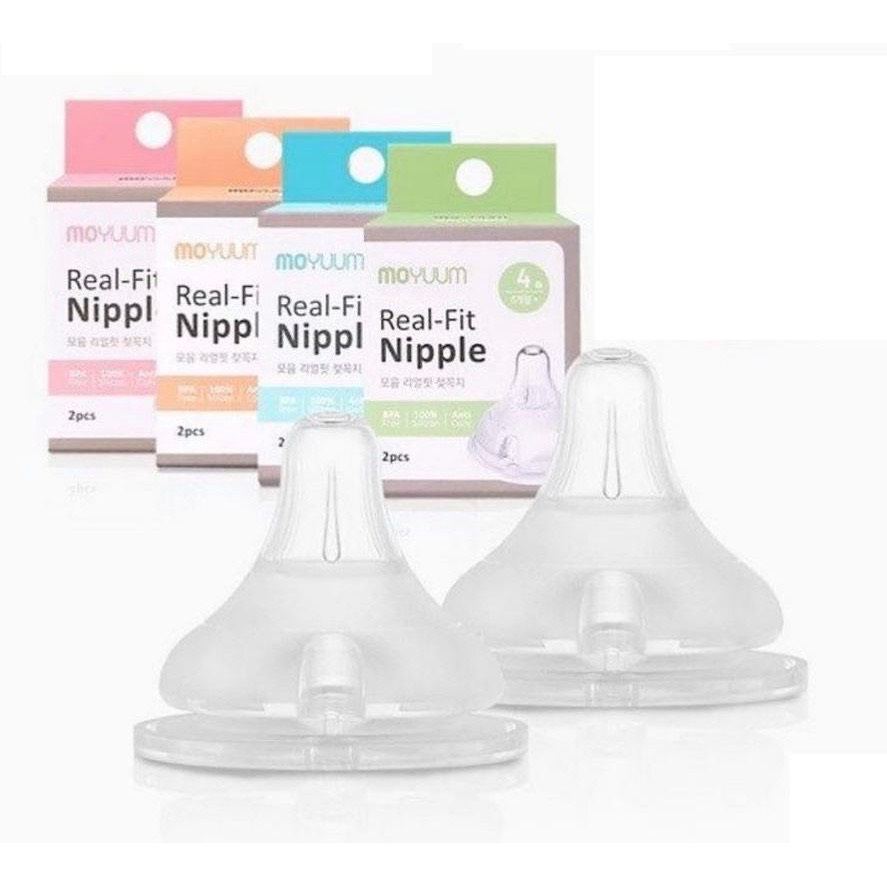 Núm ti thay thế bình Moyuum Hàn Quốc số 1-2-3-4 ( 1 núm không hộp)