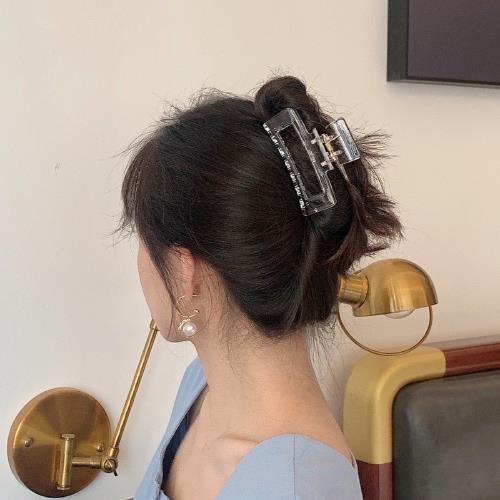Kẹp tóc☸▨▤ kẹp tóc gấp tóc càng cua siêu to màu trong suốt cho tóc dày hot trend hàn quốc