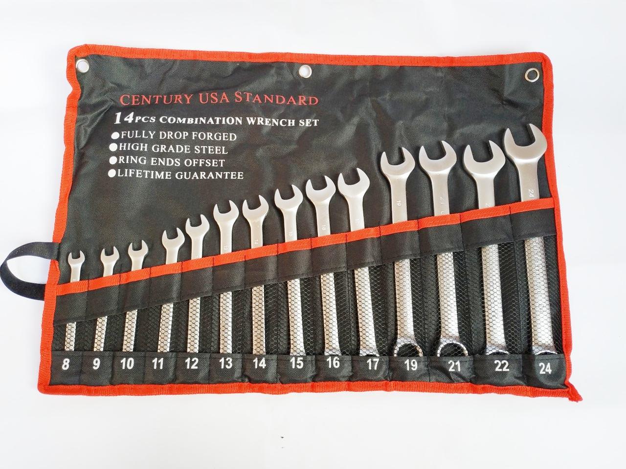 [HCM]Bo ca le - Bộ cờ lê 14 chi tiết gồm 14 cây 8-24mm