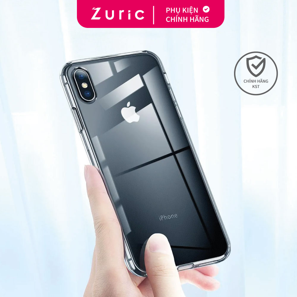 Ốp lưng iPhone XS Max silicon trong suốt hiệu KST Design