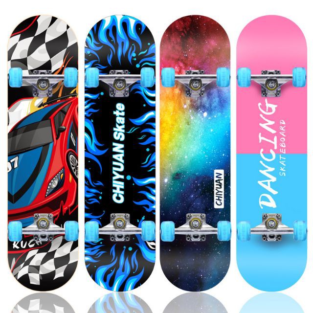 [HCM]Ván Trượt Skateboard Ván Trượt Thể Thao Đạt Chuẩn Thi Đấu Ván Trượt Gỗ Phong Ép 8 Lớp Mặt Nhám Chịu Lực Tốt  Siêu Bền