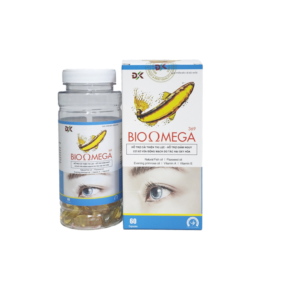 Viên uống dầu cá bio omega 3-6-9 cải thiện thị lực, bổ não - đông khánh