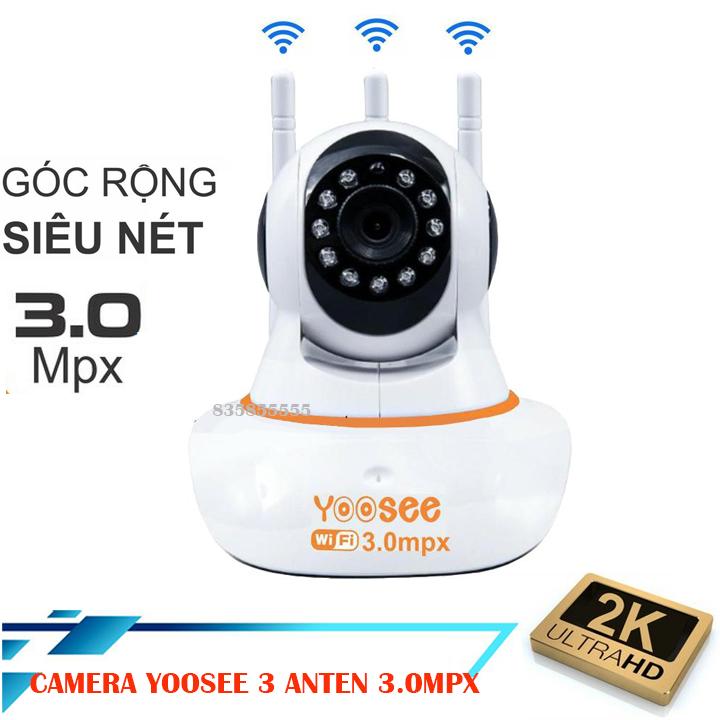 Camera Wifi Siêu nét góc rộng YOOSEE 3.0Mb 2K tặng kèm thẻ nhớ 64gb - BH 12 THÁNG ĐỔI MỚI - TRẢ HÀNG TRONG 14 NGÀY