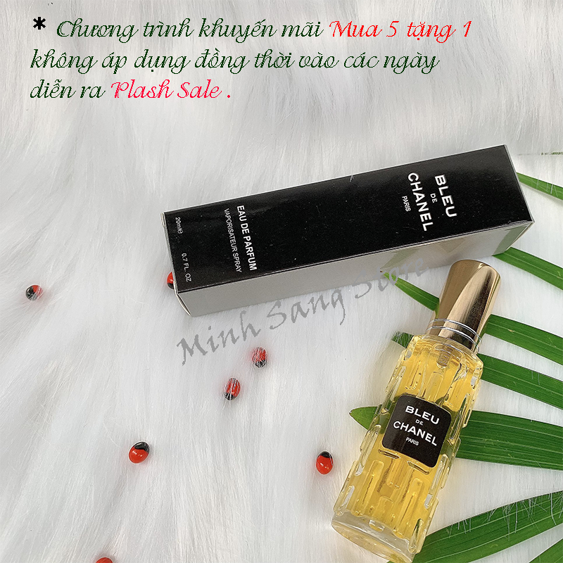 [HCM]NƯỚC HOA NAM CHẤT LƯỢNG TỐT GIỮ MÙI HƯƠNG LÂU BLUE 20ML