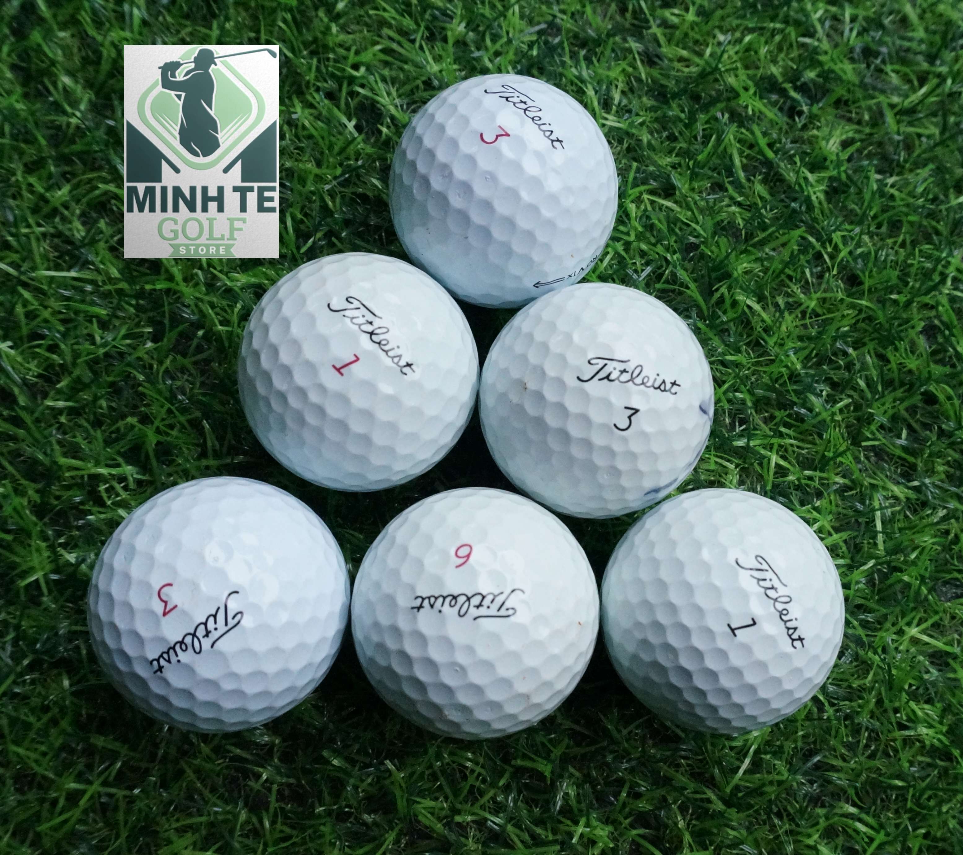 Bóng golf titleist giá rẻ - chính hãng - com bo 10 quả tặng 1 - minhte golf