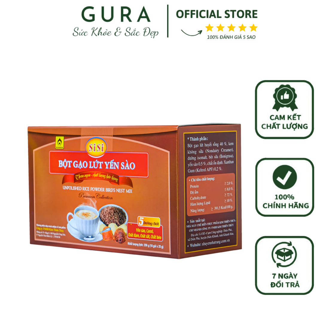 Bột gạo lứt yến sào si si nhà yến nha trang