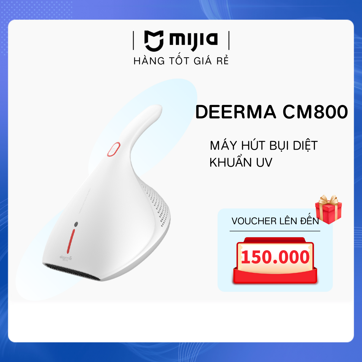 Máy hút bụi giường nệm diệt khuẩn deerma cm800