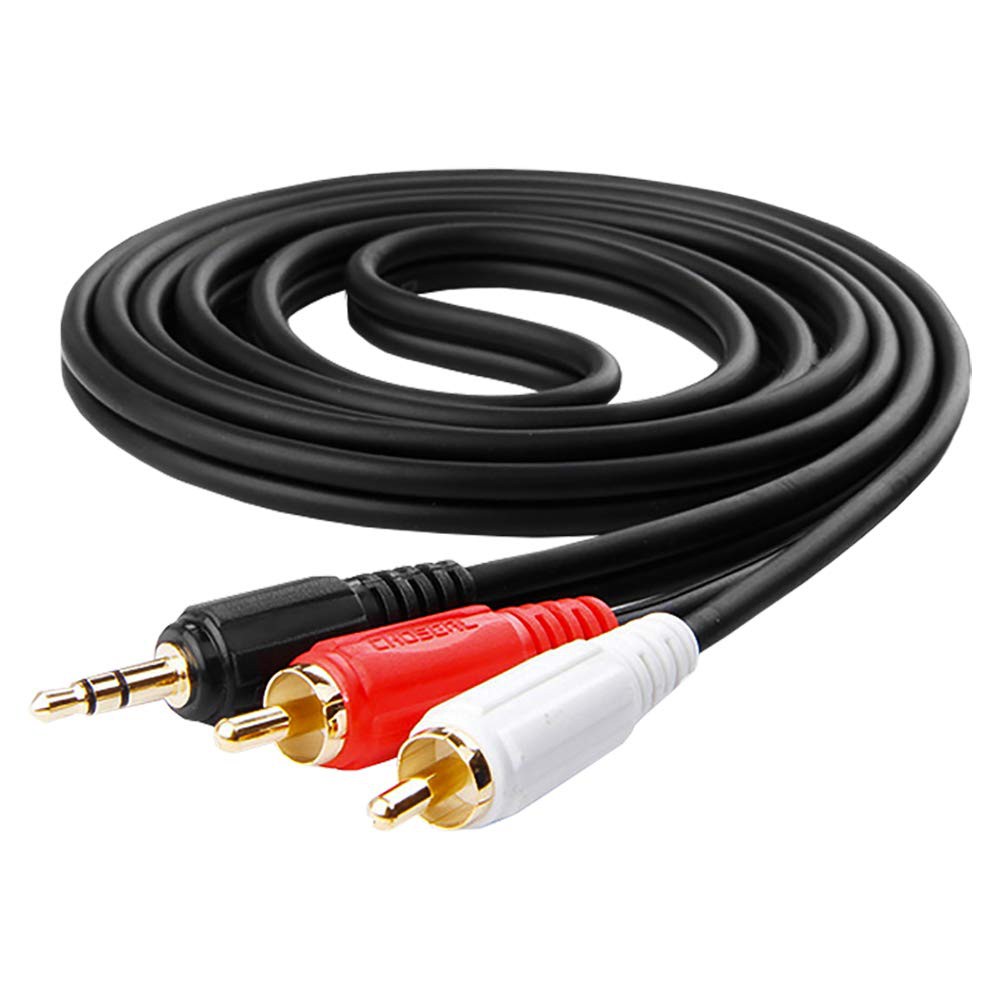 Choseal Q304 - Cáp Âm Thanh Audio AV Chuẩn RCA-3.5mm 5M- Hàng Chính Hãng