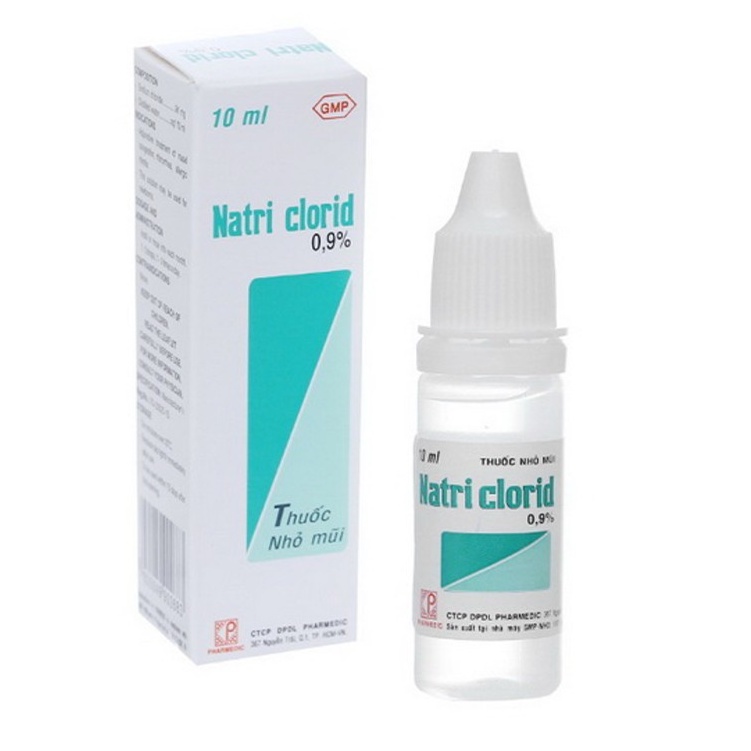 Nước nhỏ mũi natri clorid 0,9% pharmedic - 1 chai 10ml