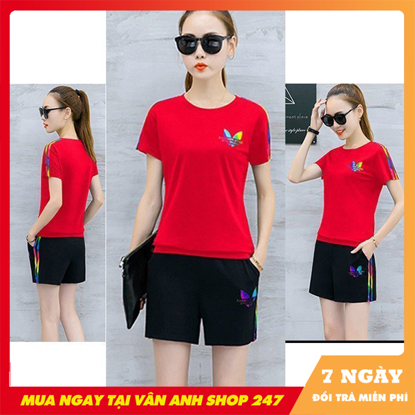 [HCM]Bộ thể thao Adidas 3 sọc ngắn