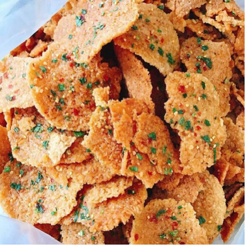 1KG CƠM CHÁY CHIÊN MẮM HÀNH LOẠI BỂ NGON - đồ ăn vặt