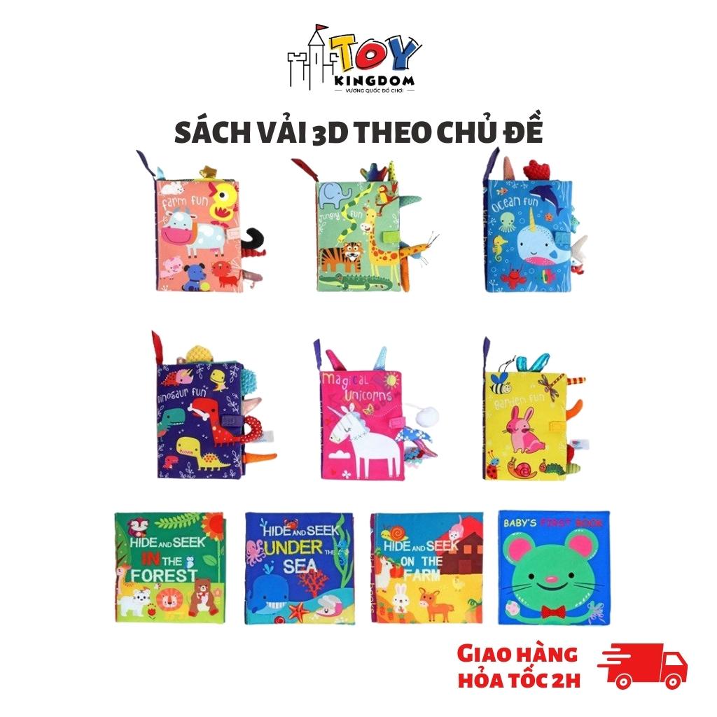 Sách Vải 3D Toykingdom - Kích Thích Sự Phát Triển Của Trẻ > 6 tháng