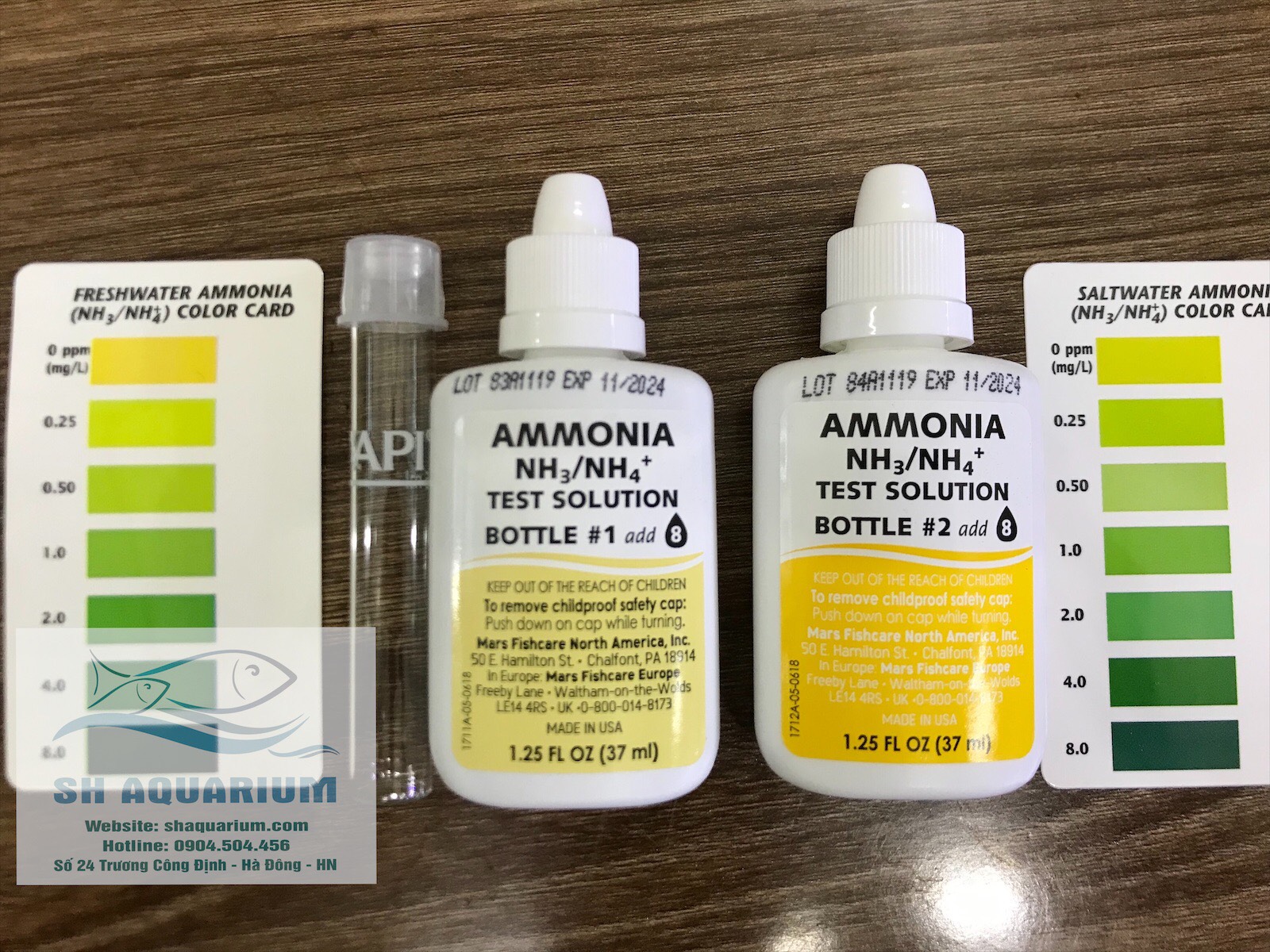 Bộ test nh3, nh4 api test kit
