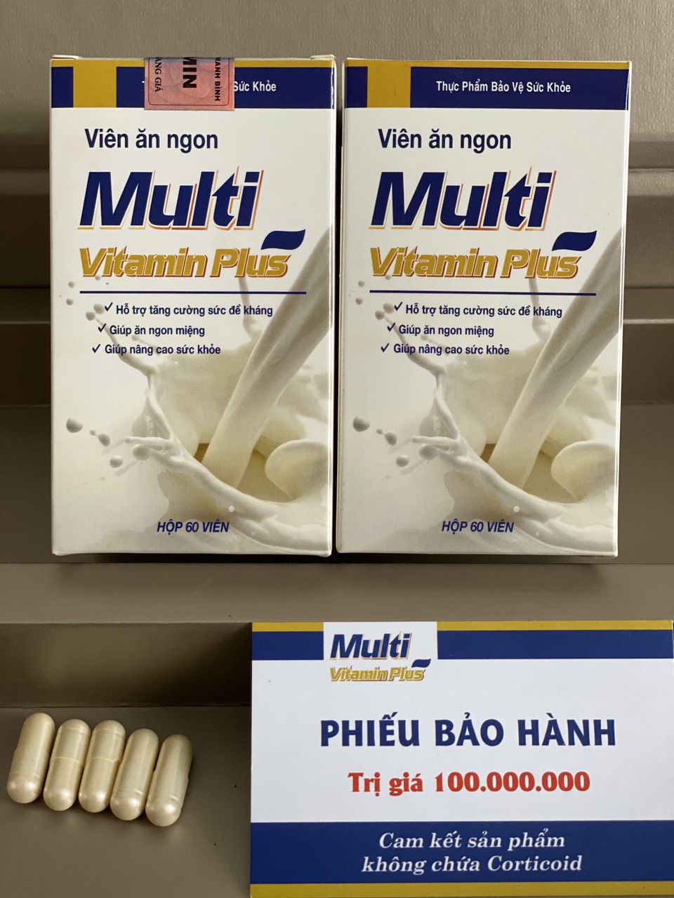 Viên uống hỗ trợ tăng cân Multi Vitamin Plus