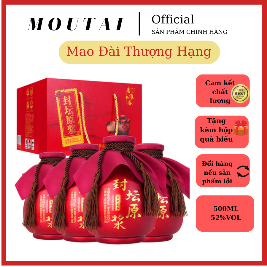 Mao đài thần tài moutai may mắn phát tài 500ml