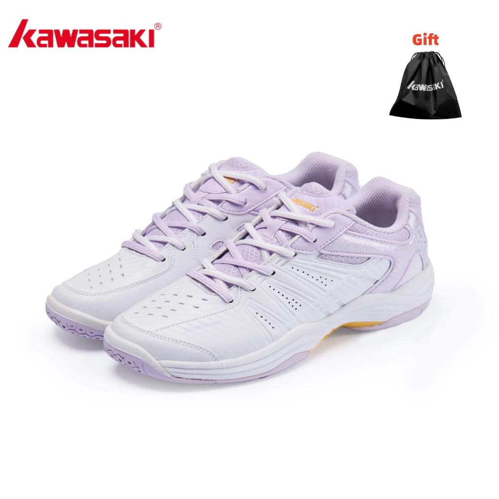 Kawasaki Giày Sneaker K-065D Thoáng Khí Chống Trơn Trượt Dành Cho Pickleball Và Cầu Lông Thiết Kế Chuyên Dụng Linh Hoạt