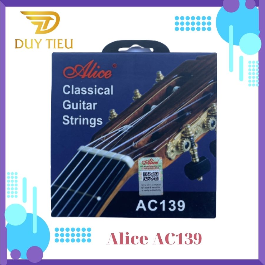 Alice ac139 bronze sliver-plated 85/15 classic guitar string - duytieuguitardt016