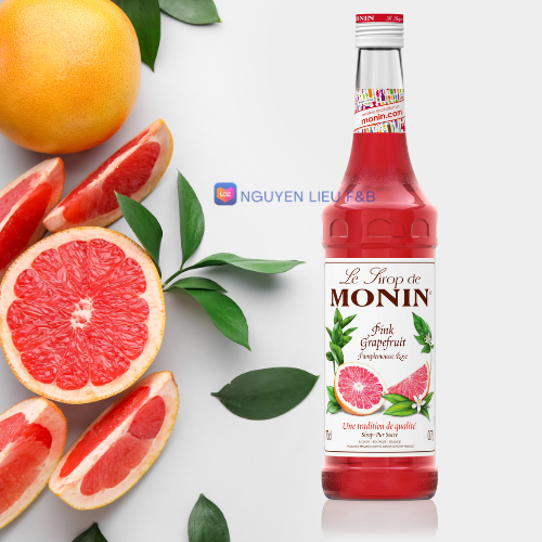 Syrup Bưởi Hồng Monin Pink Grapefruit 700ml