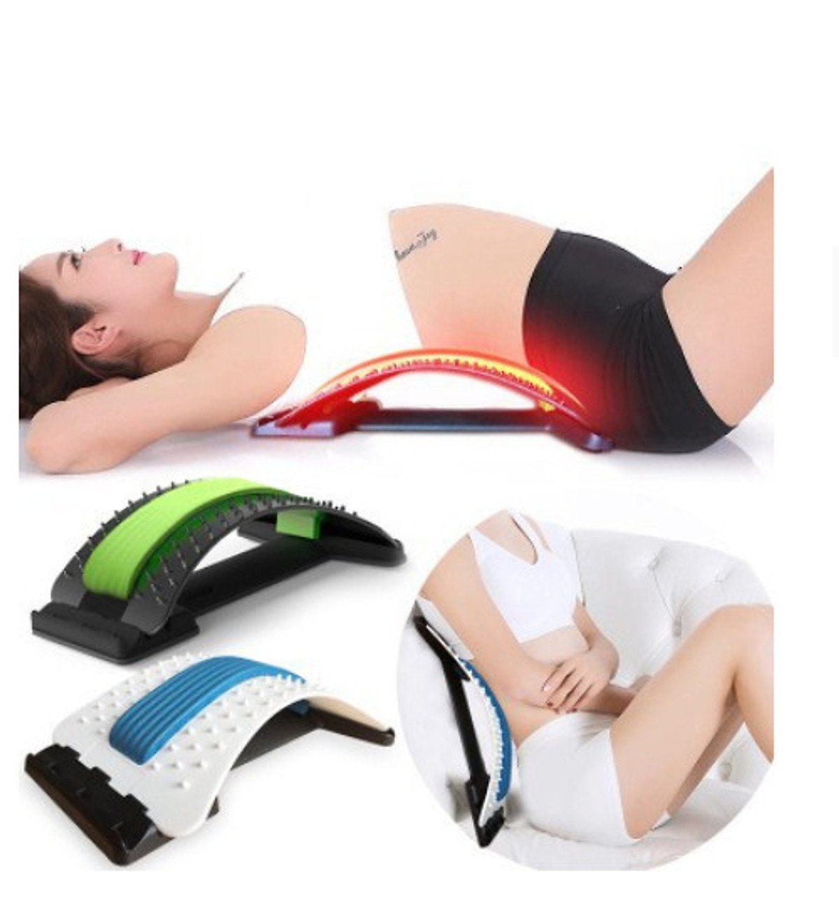 GIÁ ĐỠ NIỀNG LƯNG VÀ ĐỐT SỐNG CỔ HỖ TRỢ ĐIỀU TRỊ THOÁT VỊ ĐĨA ĐỆM - KHUNG NẮN CHỈNH CỘT SỐNG LƯNG