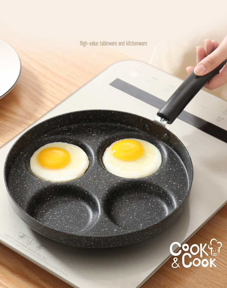 Chảo Hộp Kim Nhôm + Tay Cầm Nhựa Bakelite - 41x4cm 689g