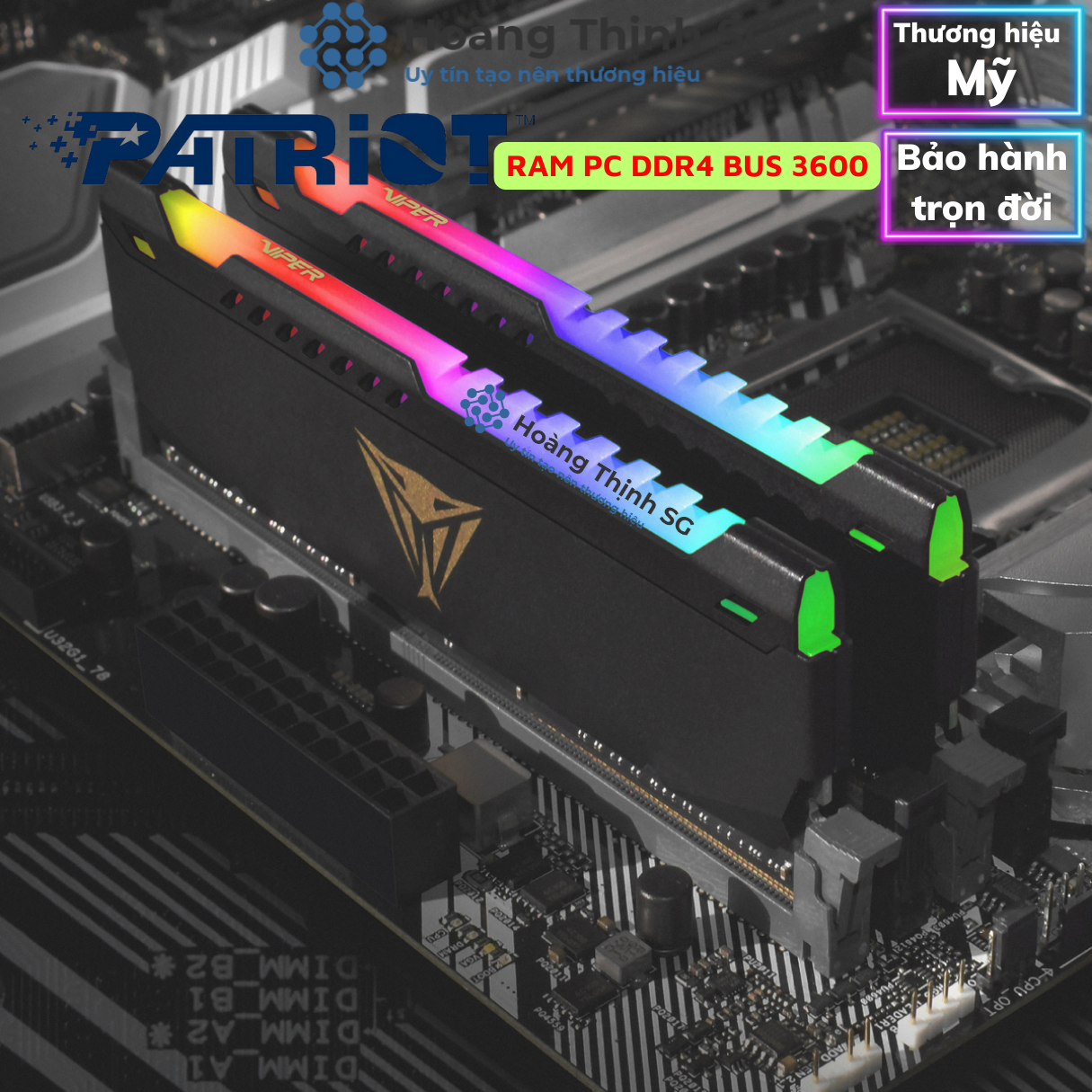 Ram 8gb Ddr4 3600 Ddr4 Patriot Viper Ram DDR4 8GB/16GB Bus 3600MHz