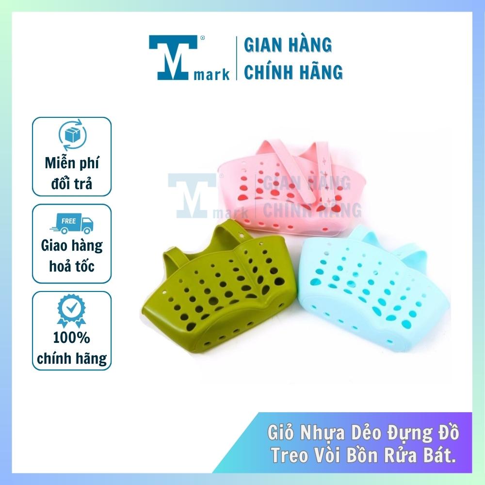 Giỏ Silicon treo đồ rửa bát chén/ giỏ treo nhà tắm Tmark
