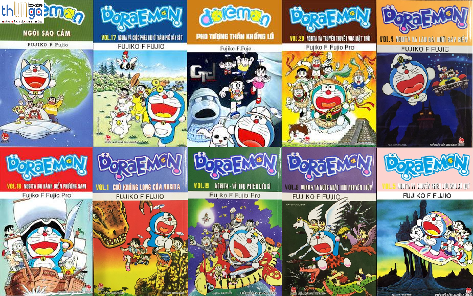 Sách - Combo Doraemon dài - 10 quyển (giao ngẫu nhiên)