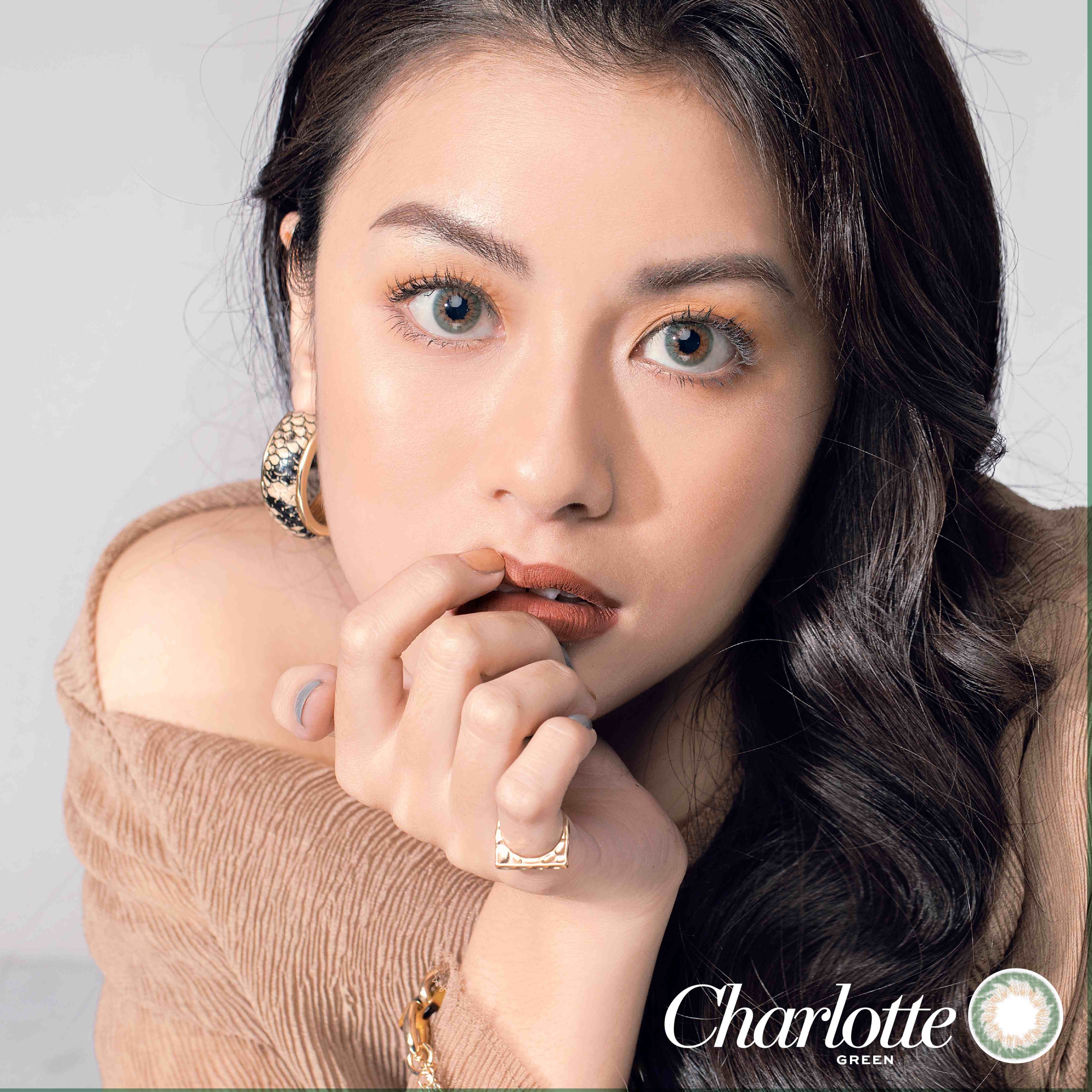 Kính áp tròng doll eyes charlotte - shadow me collection 14,0mm