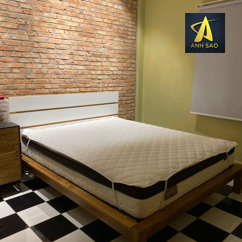 [HCM]Tấm lót bảo vệ nệm Ưu Việt màu trắng (Đầy đủ size: "Size S: 1m4 x 2m Size M: 1m6 x 2m Size L: 1m8 x 2m") Polyeste Cao Cấp Phụ kiện giường ngủ đạt tiêu chuẩn OEKO-TEX standard 100 hàng Việt Nam Xuất Khẩu[chăn ga gối đệm]