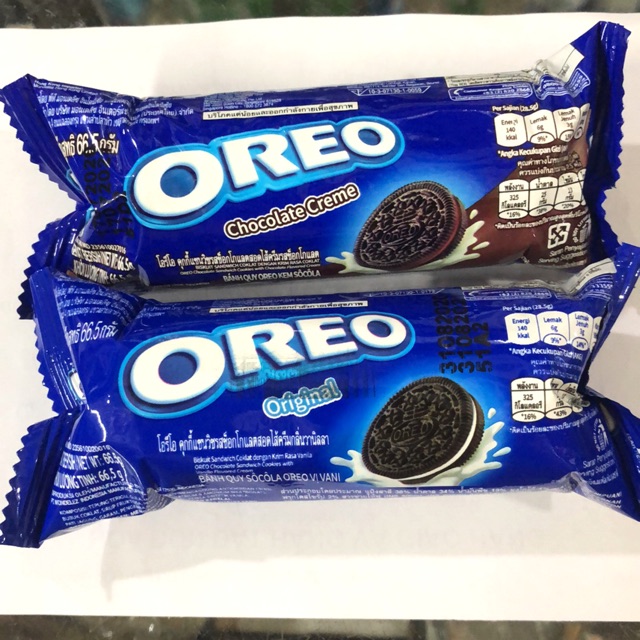 Bánh quy oreo kem vani thỏi 66g