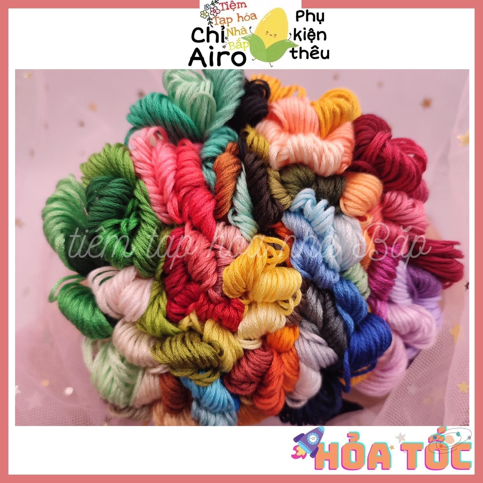Set chỉ Airo 100 màu cơ bản