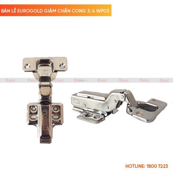 Bản lề inox 304 EUROGOLD không han gỉ, thiết kế tiện lợi, BẢO HÀNH han gỉ vĩnh viễn