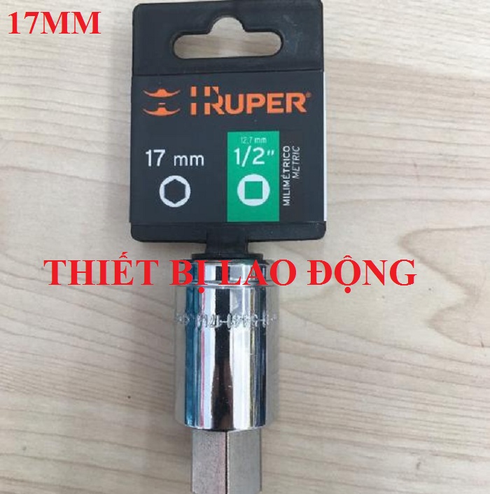 Đầu tuyp ra đầu lục giác 17mm lục giác Truper 13286