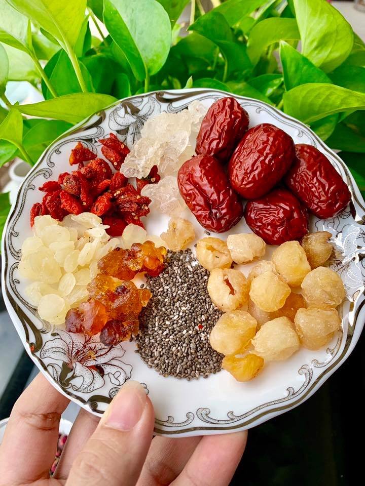 [HCM][HOT] COMBO GÓI LỚN Nguyên liệu chè dưỡng nhan tuyết yến 12 vị thảo dược thanh nhiệt giải độc cơ thể