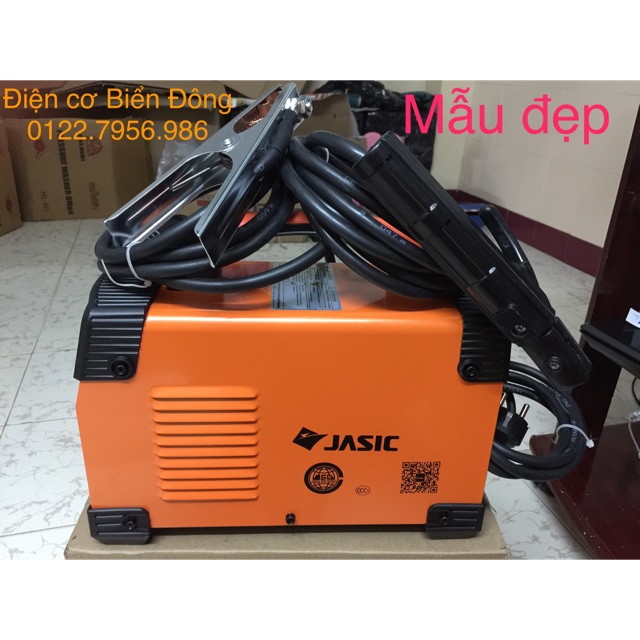 Freeship Hàn que 4 ly với máy hàn JASIC ARC-200E model mới công nghệ Anh Quốc.  Máy Hàn điện tử JASIC ARC 200E chuyên dùng hàn sắt, tôntrong gia đình và công nghệ sản xuất. -Ưu điểm nhỏ gọn, giá cả phải chăng cho nhu cầu gia đình
