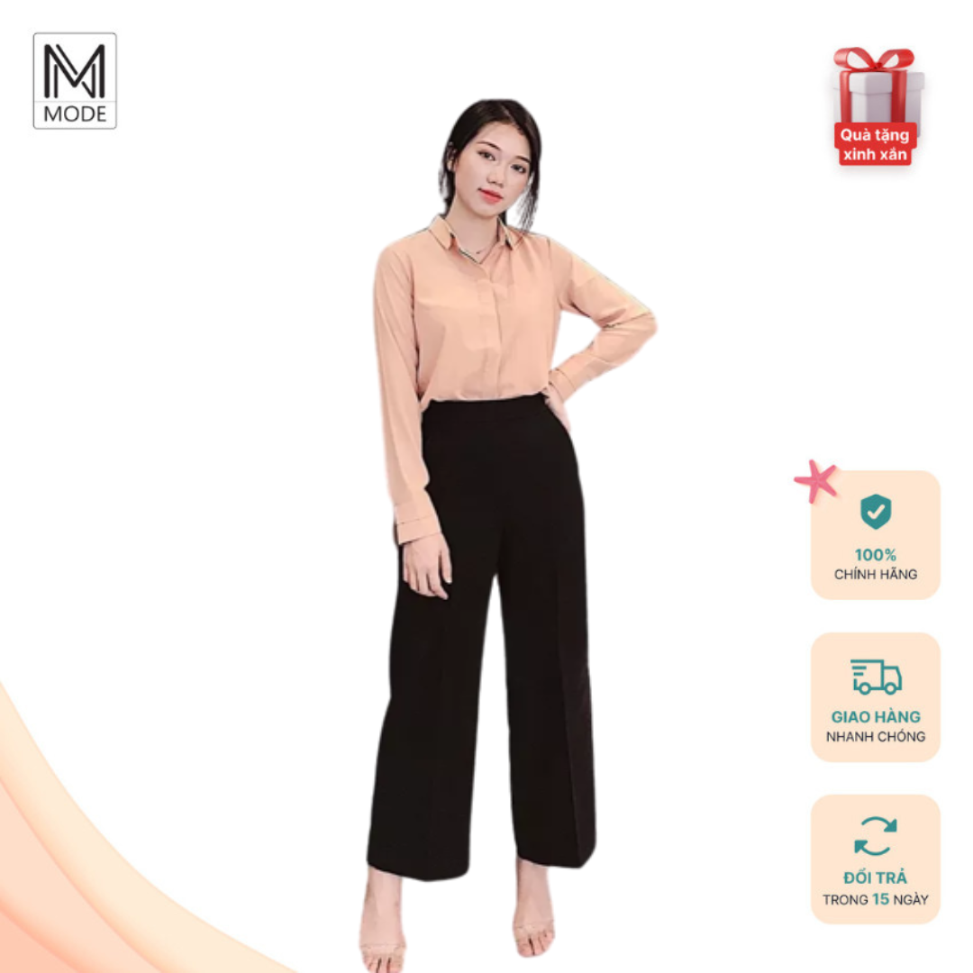 Quần Tây Công Sở Nữ - Quần Suông Ống Rộng Phong Cách Cá Tính Siêu Hack Dáng Sang Trọng - Ngocmode