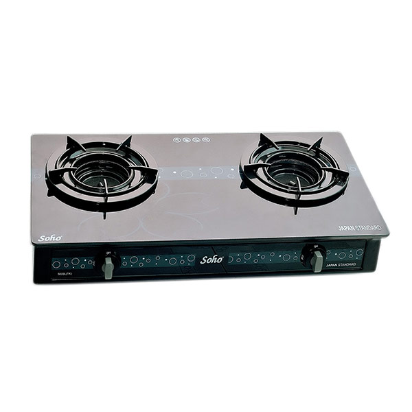 Bếp Gas Mặt Kính Soho Cao Cấp Inner Burner-500TK, Công nghệ chia lửa đốt  trong
