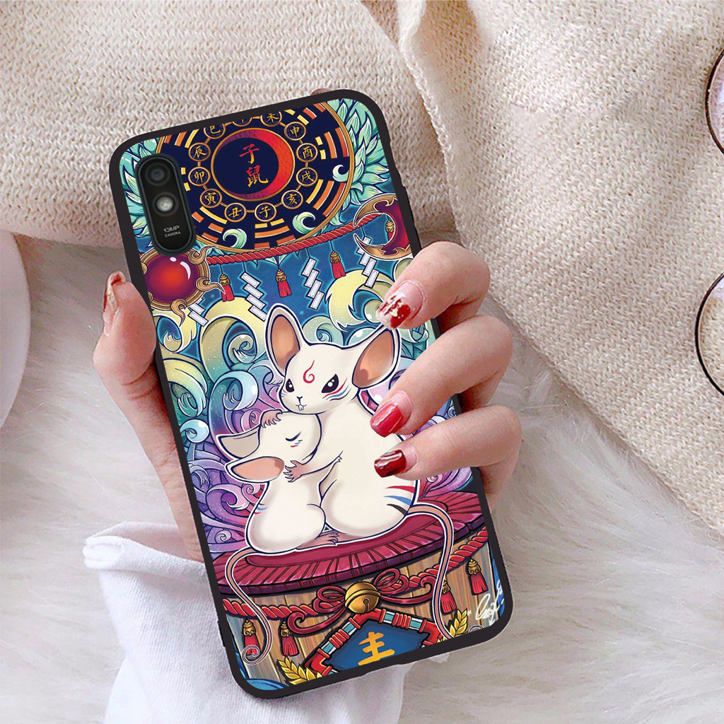 [HCM]Ốp lưng iCase dành cho Xiaomi Redmi 9A viền dẻo TPU BST Mười Hai Con Giáp
