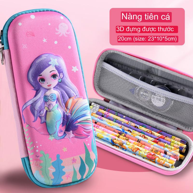 Hộp bút 3D, Hộp đựng bút, Hộp bút bé gái