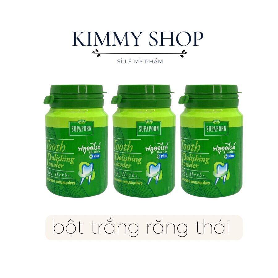 Bột tẩy trắng răng supaporn thái lan 90g