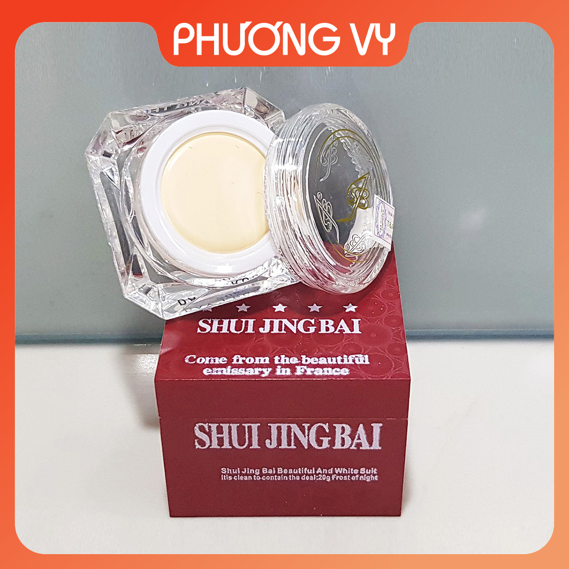[CHÍNH HÃNG] Kem ngày Bạch Thủy Tinh, giúp dưỡng trắng da và mờ nám tàn nhang, kem nám mỹ phẩm Shuijingbai.