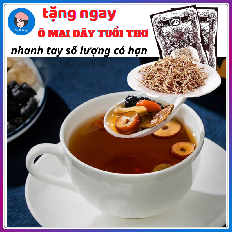 Trà thảo mộc dưỡng sinh, trà nhân sâm bổ thận, bổ gan, tăng cường sinh lực cho nam giới - Cô Mi shop