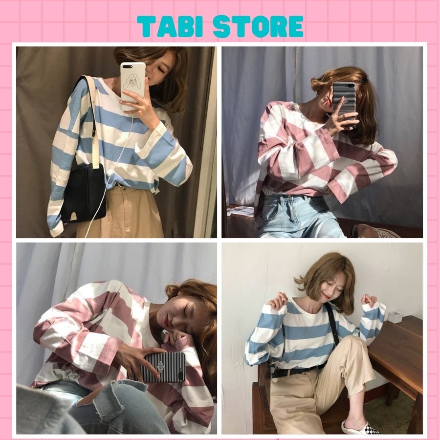 💥 Áo sweater kẻ siêu hot trend