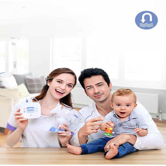 Máy hút sữa mẹ Amama-Thiết kế cho sữa chảy trực tiếp từ phễu silicon vào bình sữa-giảm cơn đau tức ngực do đầy sữa-An toàn cho mẹ và bé-,sản phẩm không thể thiếu đối với mẹ thông thái sale sốc 50%, giao hàng toàn quốc tại May Store 6