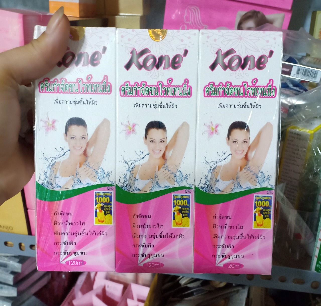 6 hộp Kem tẩy lông Kone Thái Lan