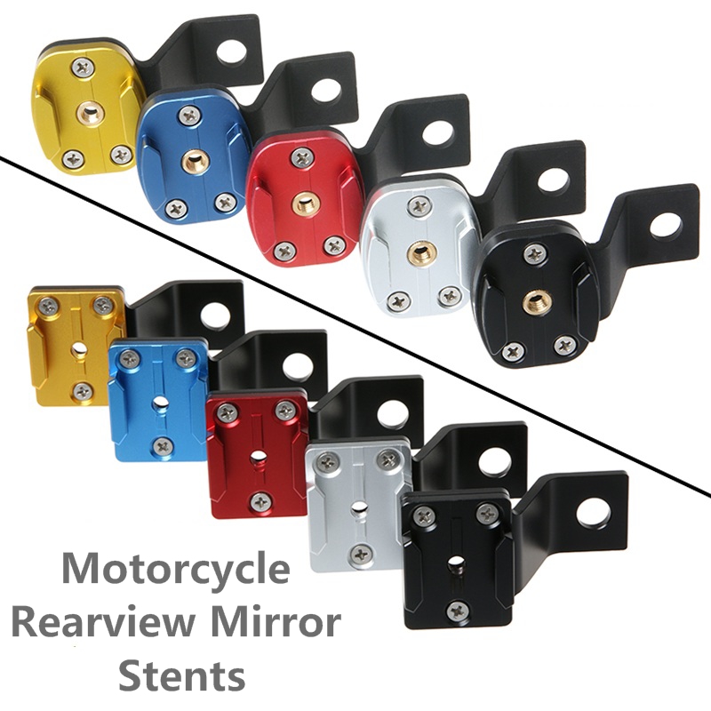Xe máy gương chiếu hậu nhôm hợp kim stent cố định khung chủ cho gopro anh hùng 3 4 5 6 7 yi sjcam sj4000 sj8 eken h9