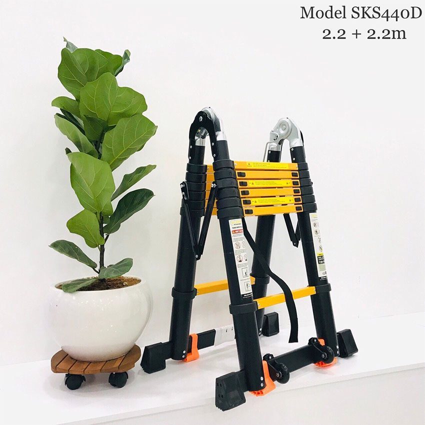 Thang nhôm rút đôi sumika sks440d mẫu mới 2020